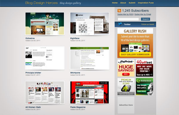 blogdesign design inspiration